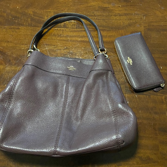 Coach Handbags - Coach purse and matching wallet